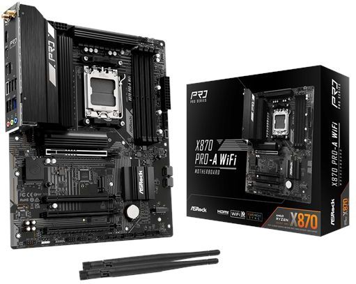 AsRock - X870 Pro-A WiFi - Moederbord - ATX - HDMI/USB-C - DDR5