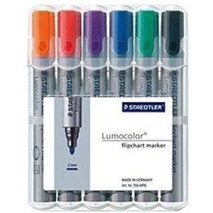 Staedtler Flipchart marker Lumo. 6 stuks/doos