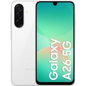 Samsung - Galaxy A26 5G - Mobiele Telefoon - Wit - 128GB