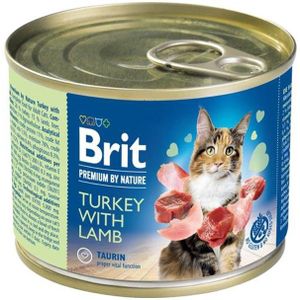 Brit Premium by Nature Can Turkey with Lamb 200 G