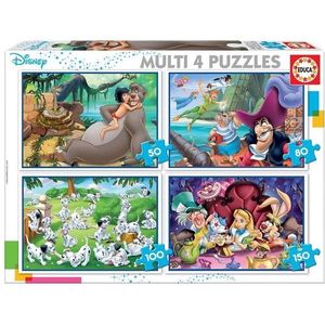 Educa 50-80-100-150 Disney Classics Hout