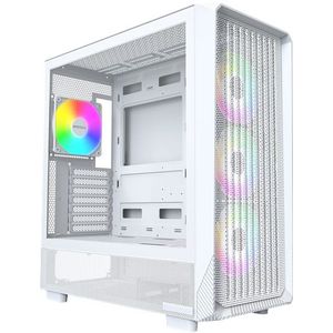 Montech - X5 - PC-behuizing - Wit - ATX, mATX, SSI CEB, Mini-ITX