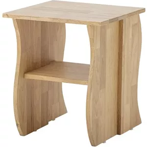 tectake® Hocker mit Stauraum, XL Scandi Sitzhocker Bouclé Teddy Stoff, Pouf, Polsterhocker rund für Schminktisch, Wohnzimmer Möbel, als Flur Möbel, Stauhocker Wohnen, 67 x 42 cm - Bouclé Creme-weiß