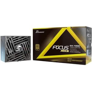 Seasonic FOCUS GX-1000 ATX 3 (2024) Voeding - 1000 Watt - 135 mm - ATX 3.1 - 80 Plus 80 PLUS Gold