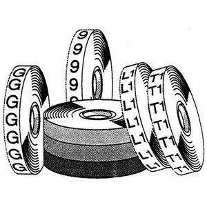 3M 09372 sdr-3 wire marker tape number