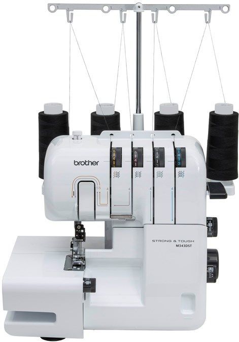 Brother M343DST - Overlockmachine - Wit - Inclusief Verlengtafel en Accessoires