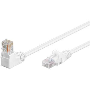 CAT 5e patchcable 1x 90�angled U/UTP Wit 15 m