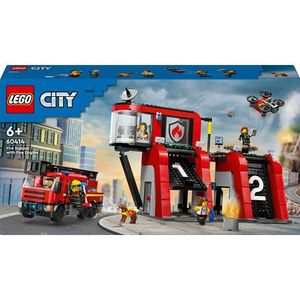 LEGO City Brandweerkazerne en brandweerauto - 60414