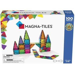 Magna Tiles - 100 stuks Clear Colors - Constructiespeelgoed