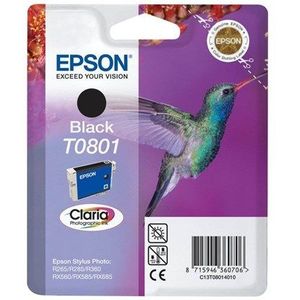 Epson Hummingbird T0801 inktcartridge 1 stuk(s) Origineel Zwart