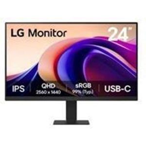 LG - 24U631A-B - Desktopmonitor - Zwart - 24 Inch - IPS-paneel - QHD-resolutie