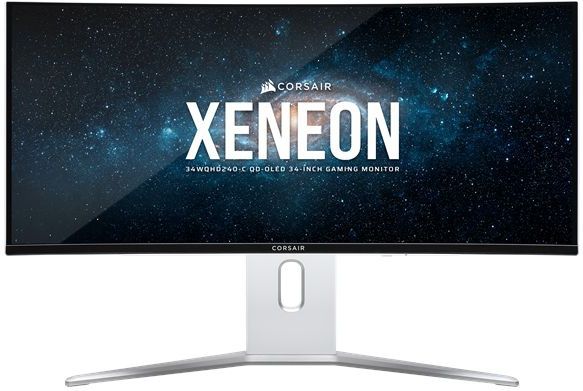 Corsair - Xeneon 34WQHD240-C - Gaming Monitor - Wit - QD-OLED - 34 Inch