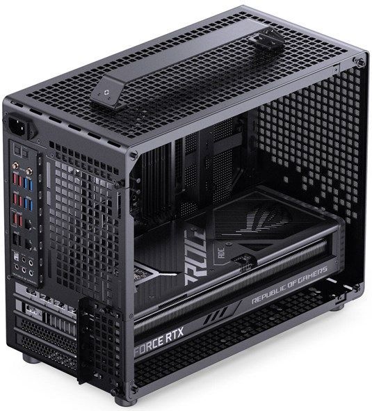 Jonsplus - Z20 Mesh - PC-behuizing - Zwart - mATX, Mini-ITX