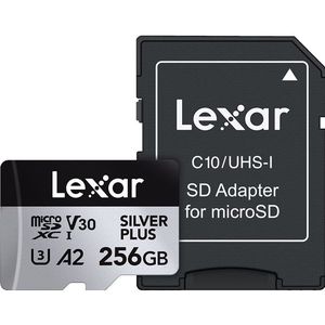 Lexar Professional Silver Plus MicroSD/SD - 205MB/s - 256GB