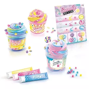 Ltteaoy 4-delig Fluffy Slijmset – Met 11 Accessoires – Kleurrijk, Zacht & Veilig – Voor Jongens & Meisjes Van 5-12 Jaar