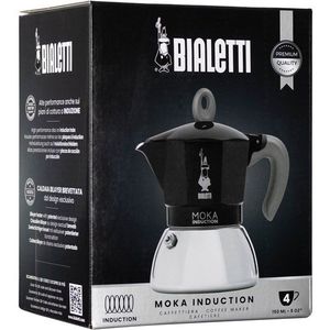 Bialetti Moka Induction Black 4-kops Percolator