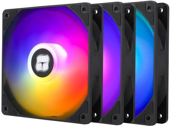 Thermalright TL-C12C-S ARGB - Kabinetkoeler - 120 mm - Zwart - 3-pak
