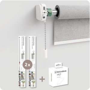 Rolgordijnen - Lichtdoorlatend - Grijs - Polyester