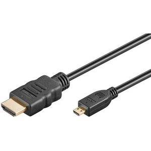 Pro HDMI - Micro HDMI 2.0 - Beelscherm- en tv-kabel - 5m - Zwart
