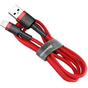 Baseus Cafule USB Lightning cable 2.4A 1m (black + red)