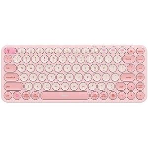 Baseus K01A Wireless Tri-Mode Keyboard Baby Pink - Toetsenbord - Roze