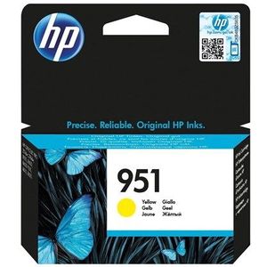HP 951 Yellow Original Ink Cartridge inktcartridge 1 stuk(s) Origineel Normaal rendement Geel
