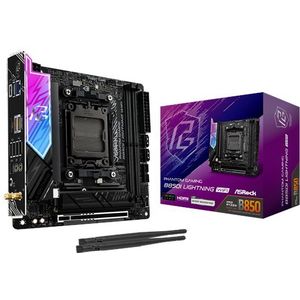ASRock B850I Lightning WiFi Moederbord - AMD B850 - AMD AM5 socket - DDR5 RAM - Mini-ITX