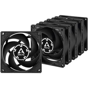 Arctic P8 (5 pcs Value Pack) - Case ventilator - 80mm - Black