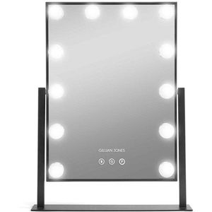 Gillian Jones LED Light Hollywood Mirror Black