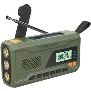 Manta - RDI401G - Draagbare FM-radio - Groen