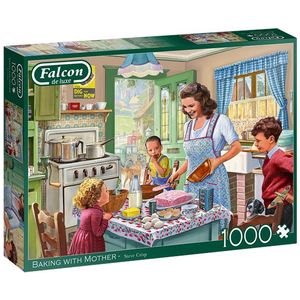 Jumbo Puzzle Falcon - Baking with Mother (1000 pcs)
