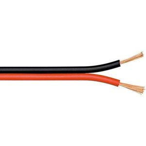 Goobay Luidspreker kabel (CU koper) - 2x 2,50mm² / rood/zwart - 100 meter