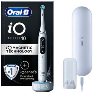 Oral-B iO10 Elektrische Tandenborstel - Stardust White - Geavanceerde Technologie