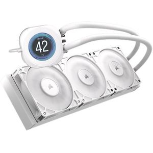 Corsair - NAUTILUS 360 LCD - Liquid CPU Cooler - Wit - 360mm Radiator