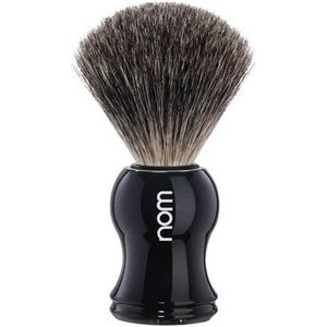 nom GUSTAV shaving brush Pure Badger Black