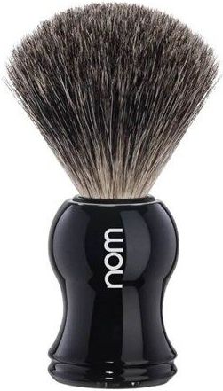 nom GUSTAV shaving brush Pure Badger Black
