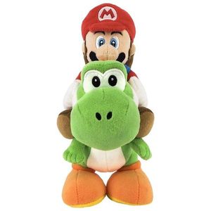 Nintendo Together+ Super Mario - Knuffel - Mario & Yoshi - Pluche - 21cm