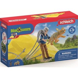 Schleich DINOSAURUS - Dino Parachute-reddingsbrigade - Kinderspeelgoed Voor Jongens en Meisjes