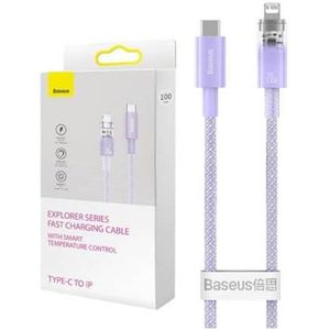 Baseus Fast Charging cable USB-C to Lightning Explorer Series 2m 20W (purple)