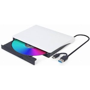 Gembird - DVD-USB-031-BW - Externe DVD-brander - Wit - USB 3.1 Gen 1