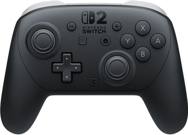 Nintendo - Switch 2 Pro - Controller - Zwart