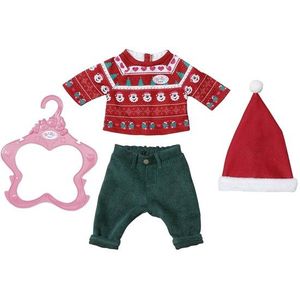 BABY born X-MAS Kerstoutfit - Kerstoutfit - Poppenkleding 43cm