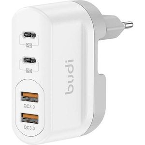 Budi Wall charger 326TQE 2xUSB 40W (white)