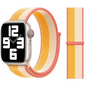 Lippa Apple Watch nylon strap 38/40/41 - White/Yellow