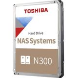 Toshiba N300 - 22TB - Harde schijf - HDWG62CUZSVA - SATA-600 - 3.5"