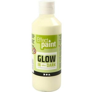 Creativ Company Glow in the dark paint - Geel 250ml