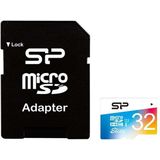 Silicon Power 32GB Elite MicroSDHC Class10 UHS-1 tot 85Mb/s incl. SD-adapter Colorful