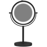 Gillian Jones - Tafelspiegel - Zwart - LED Verlichting - 1:1 en x10 Vergroting