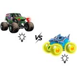 Monster Jam 1:43 Glowing Light 2 Pack