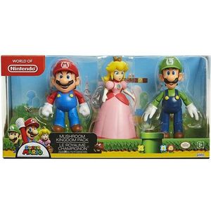 Super Mario Mushroom Kingdom 10 cm Figure Set